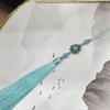 Vintage Chinese Hanfu Pendant Traditional Tassels Waterdrop Waist Pendant Fashionable Jewelry Decor for Celebrations