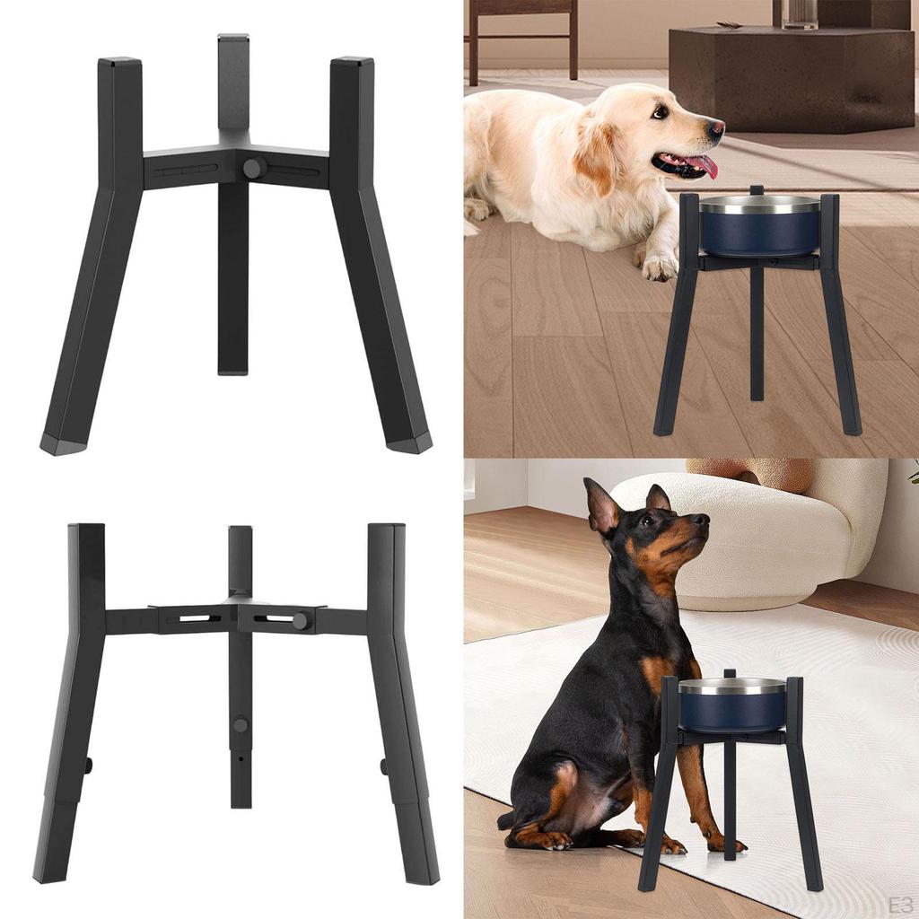 Nastavitelný železný stojan na misky pro psy pro různé velikosti domácích mazlíčků