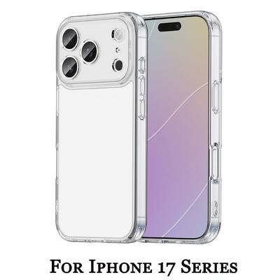 Transparent Protective Case For For Iphone 17/17air/17pro/17promax Shockproof Back Cover/Anti-Drop 4 Corners