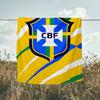 1PC Brazilian Football Federation Printed Soft Flannel Blanket Throw for Adult Bedroom Living Room Sofa Camping Travel Fan Gifts Christmas Gifts