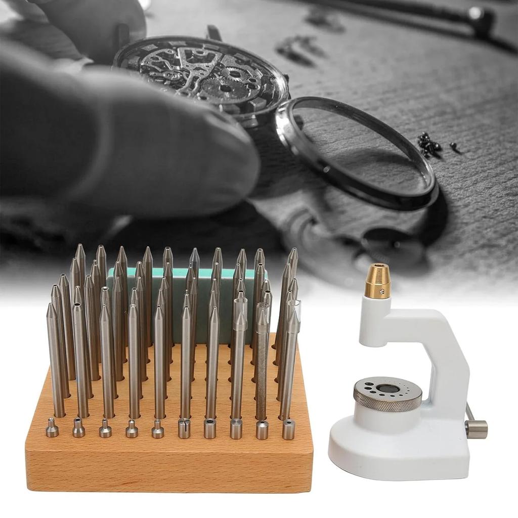 Watch Repair Tool China Made Clone Bergeon 5285 Watchmakers Staking Tool Set for Watch Repairs Dismantle Parts and Balance Wheel