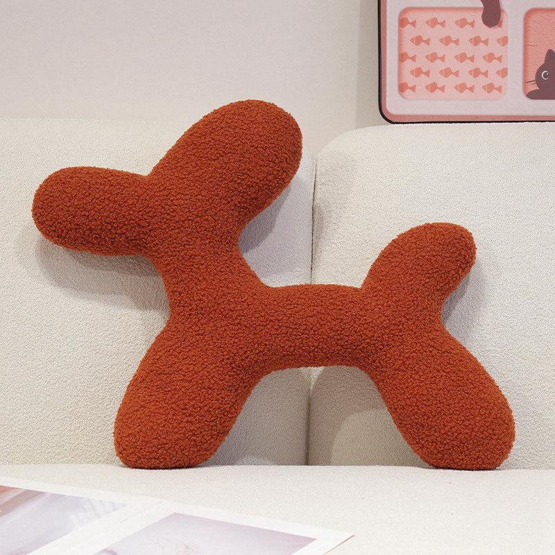 Soft Back Dog Throw Pillow Plush Toy Doll Dog Dog Doll Home Sofa Pillow Cushion Rag Doll