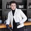 Spring and Autumn New Leather Jacket Motorcycle Leather Jacket Men's Short Slim Handsome Youth Men's Jacket Trend
