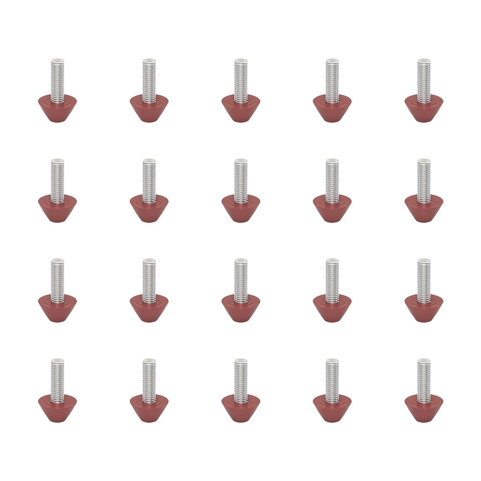 

Pack Of 20 Adjustable Height Durable Non Slip Protector Noise Reducing Furniture Leveling Pad for Hardwood Tile Concrete O