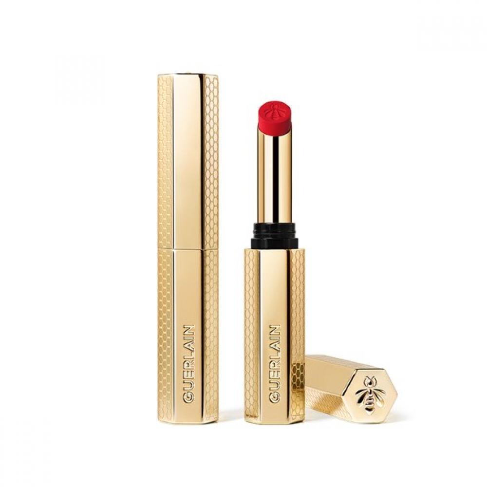 Guerlain New Kisskiss Honey Intense Matte Lipstick 599 red aster