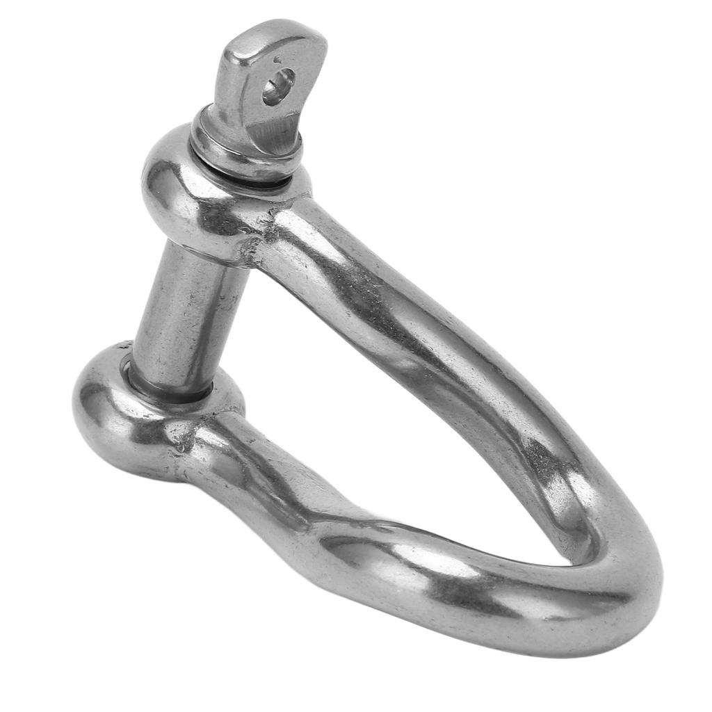 10mm Twisting Shackle Stainless Steel Screw Pin Anchor Shackle for Marine Yachting M10