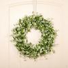 Large Artificial Wreath, Store Shop Welcome Front Door Wreaths, Farmhouse Greenery Wreath with