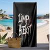 Limp Bizkit Printed Quick Dry Beach Towel Super Absorbent Soft Lightweight Bath Towel for Pool Summer Travel