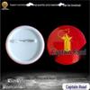 Leader Badge Emblem: Available in Small, Medium, or Large Tinplate Plastic Pin for Brigade, Class, or Road Leaders.