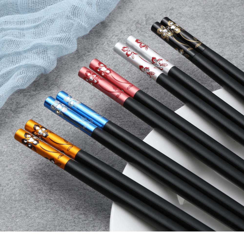 1Pair Chinese Chopsticks Reusable Tableware Dinning Eating Chopstick for Gift Sushi Food Sticks