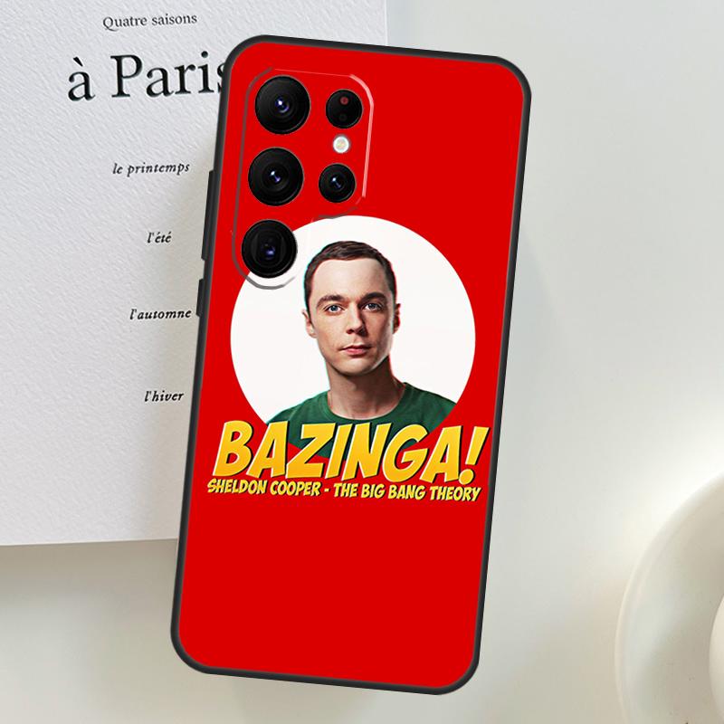 The Big Bang Theory Phone Case For Samsung Galaxy S24 Ultra S9 S10 S20 S22 S21 Plus S23 FE S25 Ultra Cover Shell