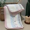 Quilted Bedspread with Matching Pure Cotton Pillowcases (Set of 2), Thickened, 48x74cm, Suitable for All Seasons.