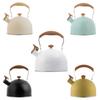 2.5L Electric Tourist Gas Stove Kettle With Whistle Stainless Steel Kitchen Home-appliance Camping Teapot Cookware Cooking Set