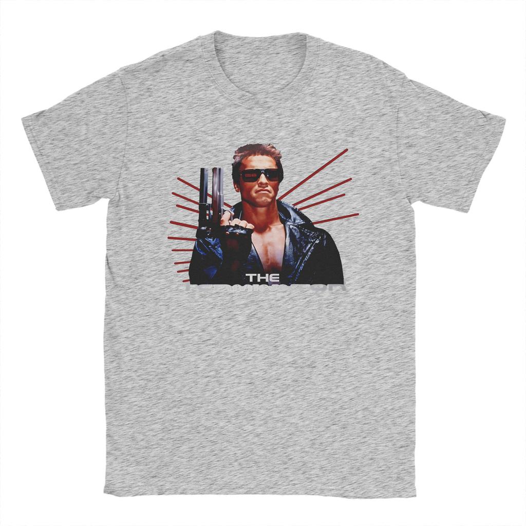 Movie Terminators Cotton T-Shirt For Men Summer Aesthetic T-Shirts Crew Neck Harajuku Tee Shirt Oversized Design Tops