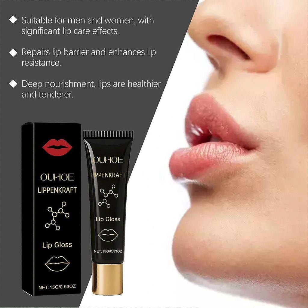 Limited time!!Ouhoe Moisturizing Nourishing Lip Lotion Hydrating And Moisturizing Lip Oil Lip Care Is Refreshing And Non-Sticky For Lip Skin