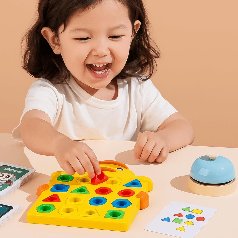 Puzzle Board Shape Matching Board Game Pattern Cognitive Color Recognition Toys  Thinking Training