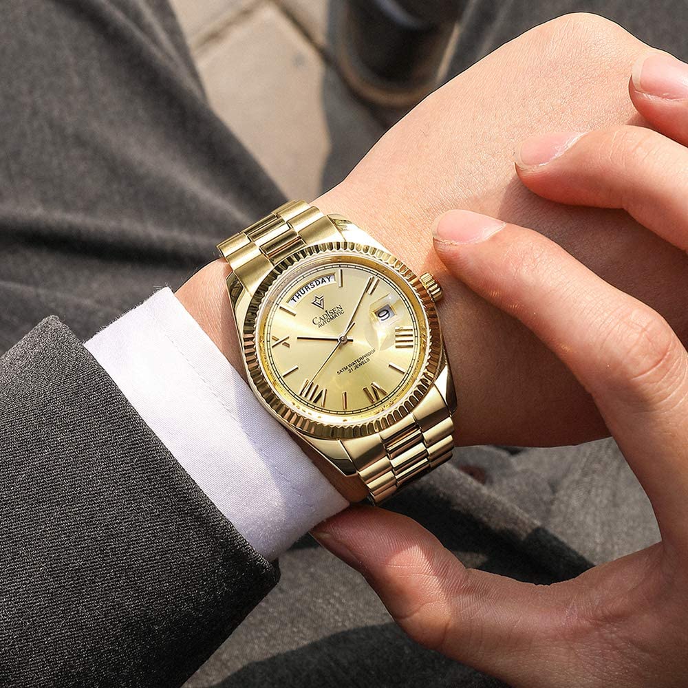 Hergestellt in MIYOTA 8215, deutsches Retro-Uhrwerk, wasserdicht bis 10, mechanisches Gehäuse, dreieckiges Grubenmuster, Edelstahl, Saphir, Geschenk zum Erwachsenwerden, C8185