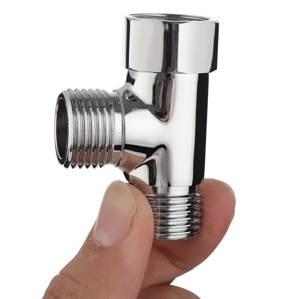 Brass Connect Shower Head Diverter Valve Kitchen Sink Splitter Water Tap Connector Faucet Adapter