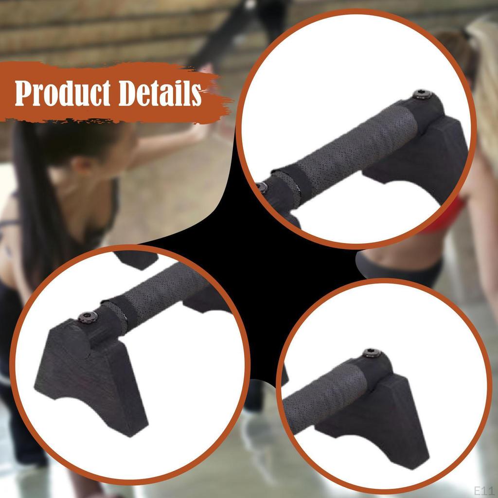 2 Pack Wooden Push Up for Strength Training, Men And Women, Handles, Parallelepipe Body