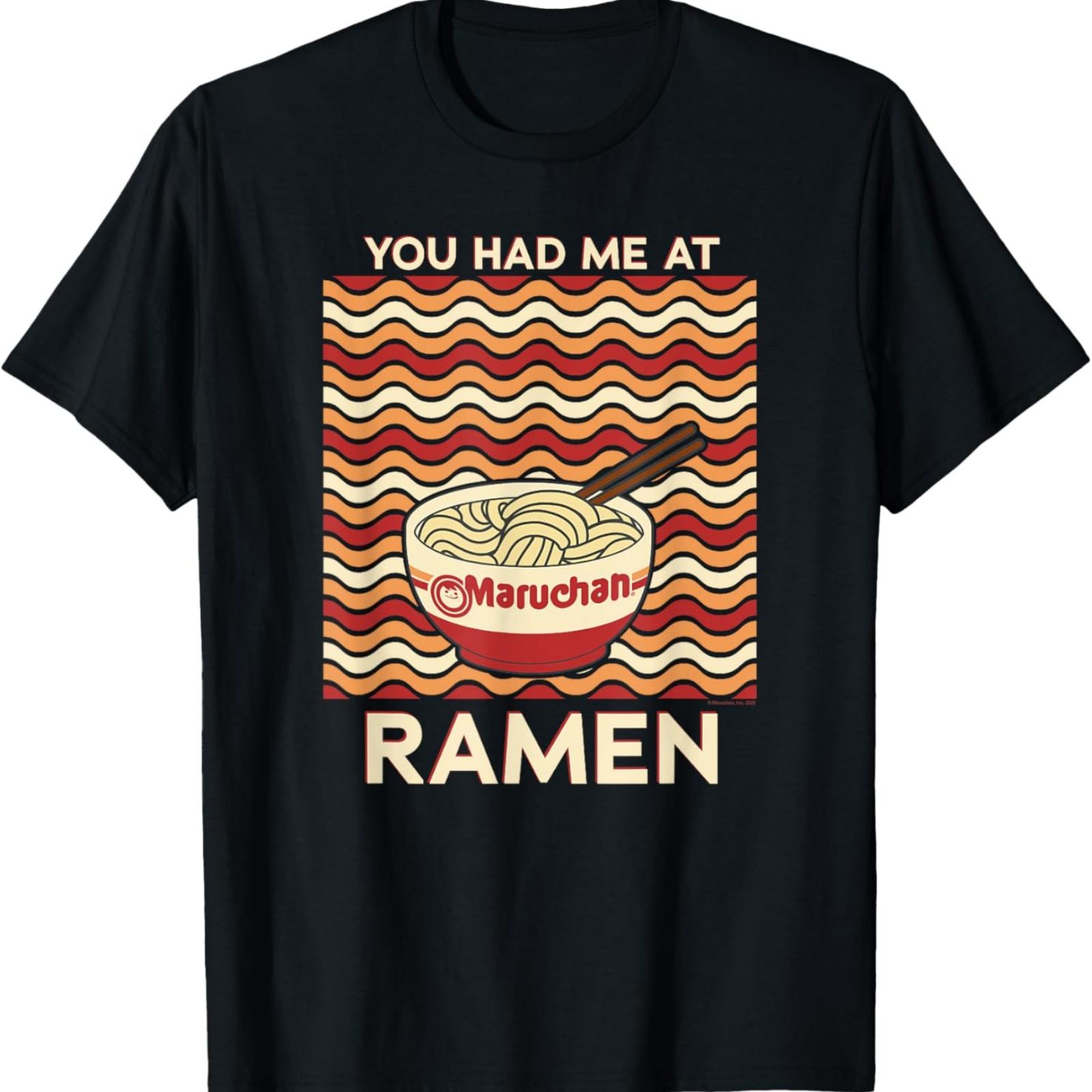Футболка Maruchan You Had Me At Ramen S чёрный