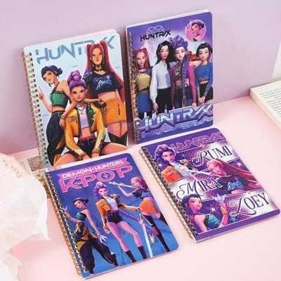 Libro de Bobina A5 K-pop Página a Color Libro de Línea Horizontal Libreta de Alto Valor Cuaderno de Estudiante