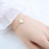 Luxury Four-Leaf Clover Bracelet Fashion High-Class Sense Of Elegance Titanium Steel Bracelet Does Not Lose Colour Ladies Bracelet