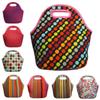 Bolsa Térmica Portátil de Neoprene para Almoço Caixa Bento Isolada Bolsa Tote Cooler Recipiente para Jantar Piquenique Criança Escola Bolsas de Armazenamento de Alimentos