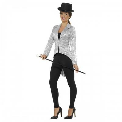 Smiffys Womens/Ladies Sequins Costume Tailcoat
