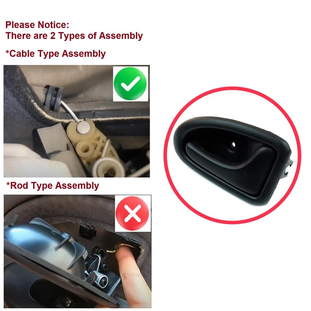 BDP101 Door Handle Right for Renault Clio Trafic Master 2 Scenic Megane Logan 1 Movano A Interstar Primastar 1 Daily 8200028995