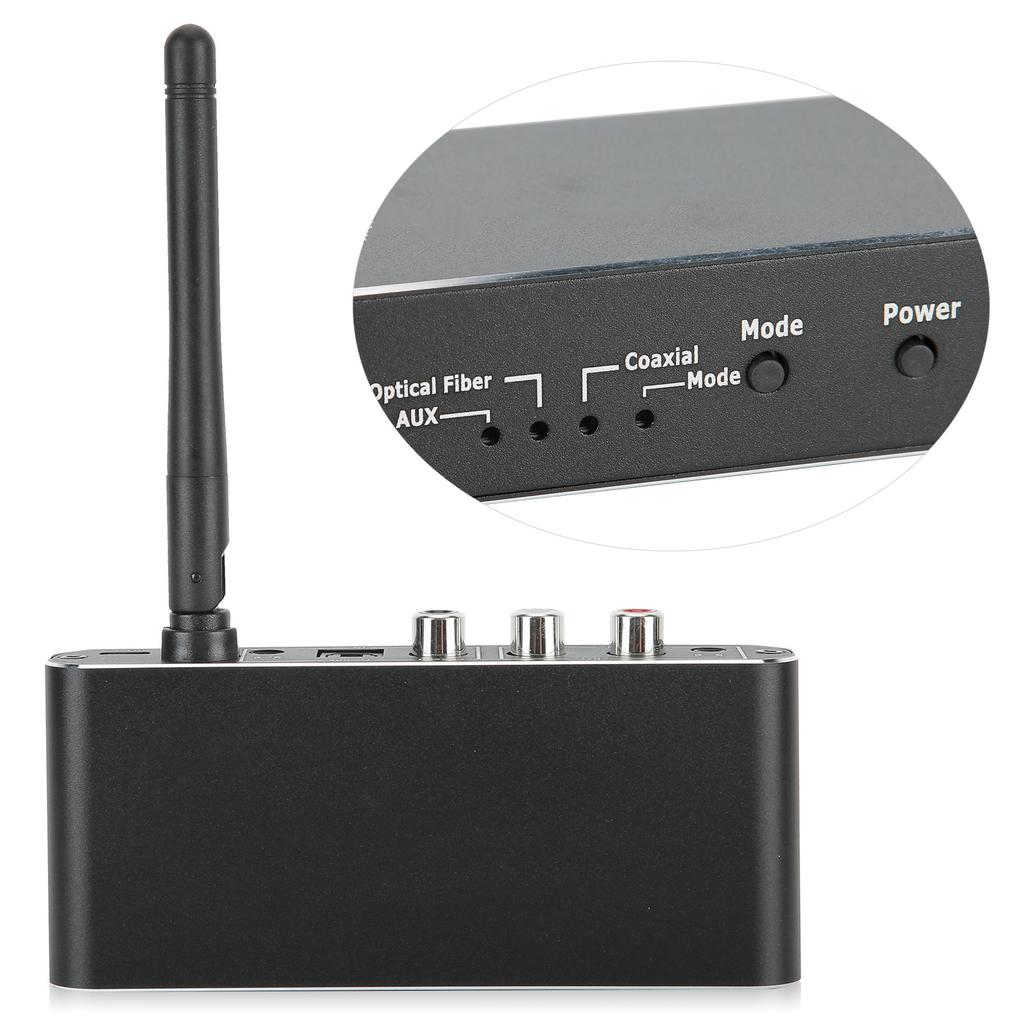 Bluetooth 5.0 Receiver Transmitter Digital to Analog Convertor RCA AVX Output for TV MP3 CD Player