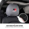 Car Headrest Cover Dustproof Cover Front Seat Head Rests Interior Accessories For Toyota GR Sport Gazoo Racing Yaris 86 Corolla