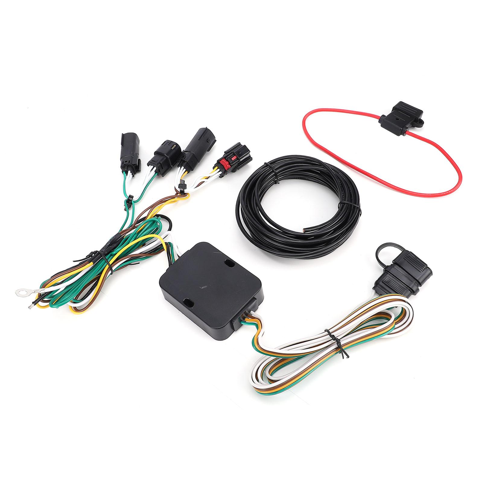 

4 Pin Connector Towing Wiring Kit 118847 Plug and Paly Design Replacement for Grand Cherokee L 2021 2025