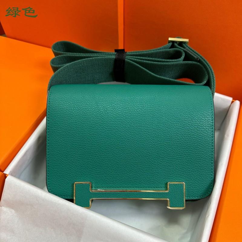 Leather Crossbody Bag Small Square Retro Style Lock Accent Daily Use