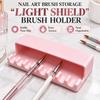 Plastic Nail Brush Stand 8-Slot Manicure Brush Organizer Nail Brush Holder  Nail Technician