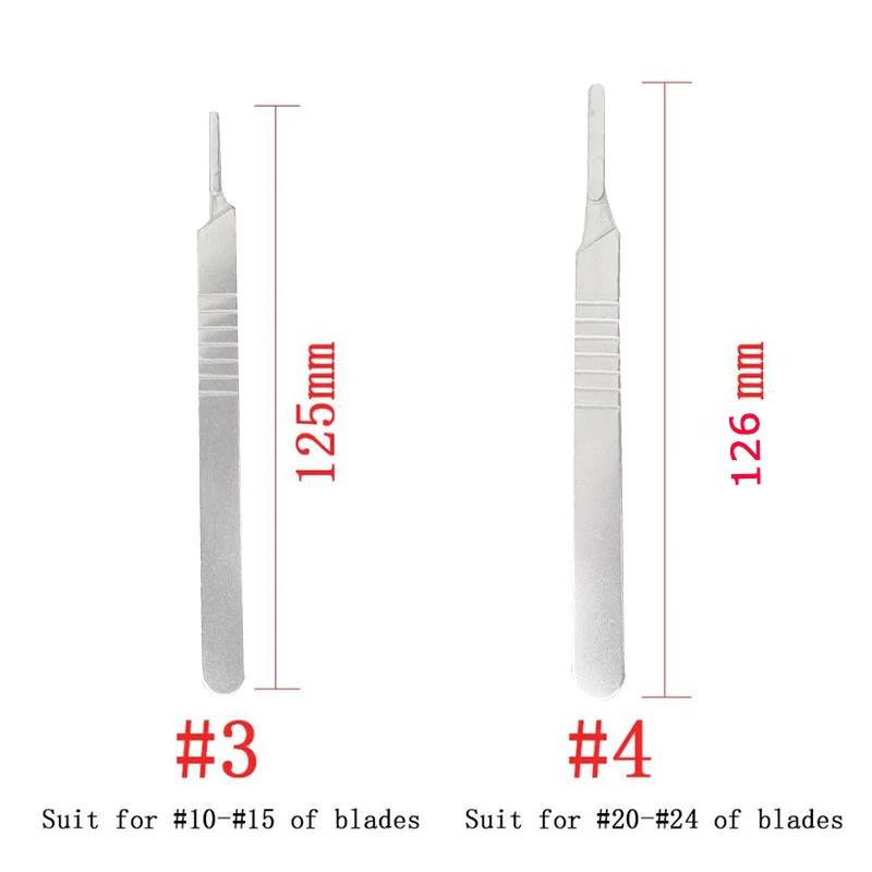 Carbon Steel Surgical Scalpel Blades+Handle Scalpel DIY Cutting Tool PCB Repair Animal Surgical Knife Dropshiping Surgical Knife