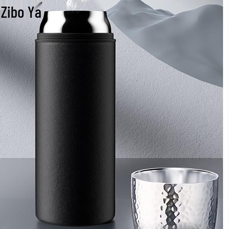 ZBY 316 Stainless Steel Hammered Tea Infuser Insulated Mug