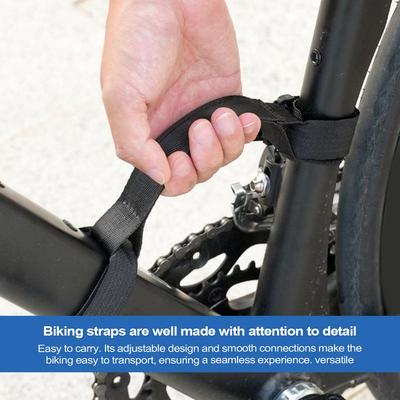 Bicycle Handle Strap Cycle Frame Carrying Lifter Scooter Hand Carrier Outdoor Mountain Cycle Strap Cycle Rack Strap for Bikes