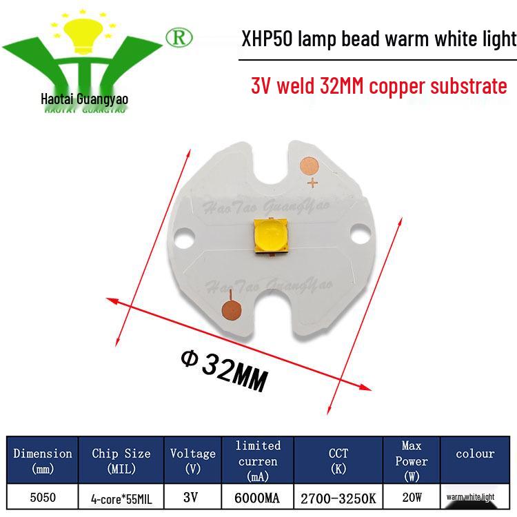 Imitation CREE XHP50 2nd Gen 5050 LED Chip 20W High Power LED Surface Mount Light Source