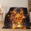 Manta de Franela de Animal Leopardo Guepardo Animal Manta Suave Cálida Manta de Tiro para Dormitorio Sala de Estar Cama Viaje Camping Picnic