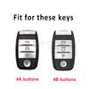 Tpu Leather Car Remote Auto Shell Fob Key Case Cover For Kia Soul Sorento Sedona Sportage Cerato Optima K2 K3 K4 K5 Rio Picanto