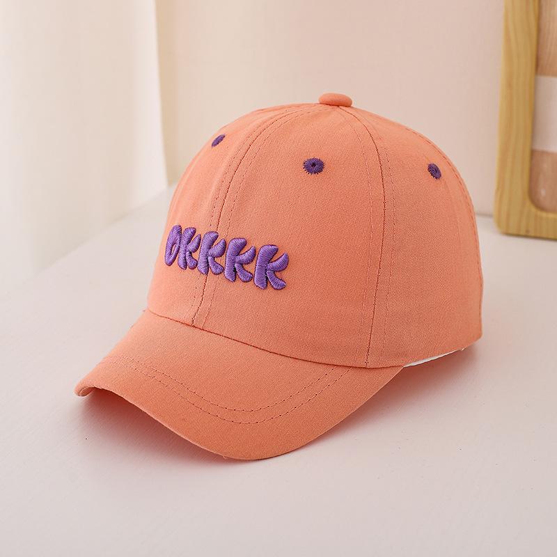 Modna Haftowana Czapka Baseballowa dla Dzieci na Wiosnę 2026 - Nakrycie Głowy Chroniące Przed Słońcem dla Chłopców i Dziewczynek