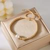 Pearl Bead Star-Shaped Bracelet Adjustable Casual Bracelet Bangle Woven Bracelet  Men