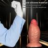 23*10CM Plug anal supradimensionat Penis Silicon lichid Simulare dublă duritate Penis supradimensionat Jucărie sexuală pentru adulți