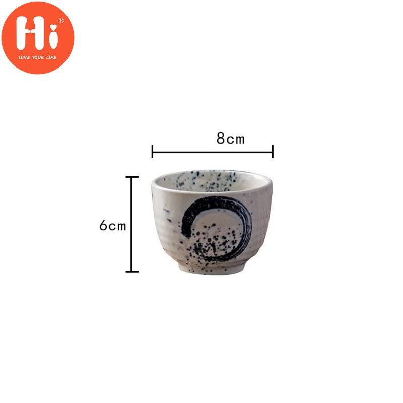 Japanese Ceramic Retro Hand-painted Teacup Household Stoneware Water Mug Office Restaurant Drinkware