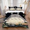 Neighbor Totoro Garden Print 3Pcs Bedding Setduvet Cover With 2 Bedropillowcase Home Birthday Gift
