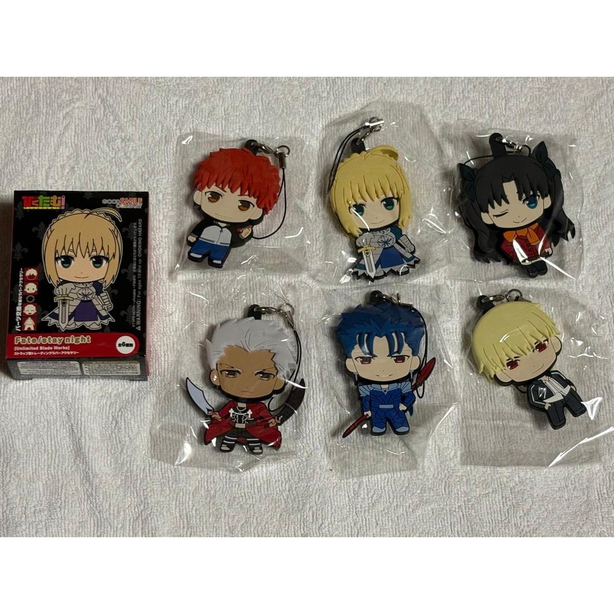 Used Picktam! Fate/stay night [Unlimited Blade Works] Trading rubber strap 6 types in total