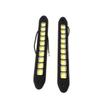 2Pcs Car COB Daytime Running Lights Universal Auto White Lamps Waterproof Fog Lamp Flexible DLR Auxiliary Headlight Accessories