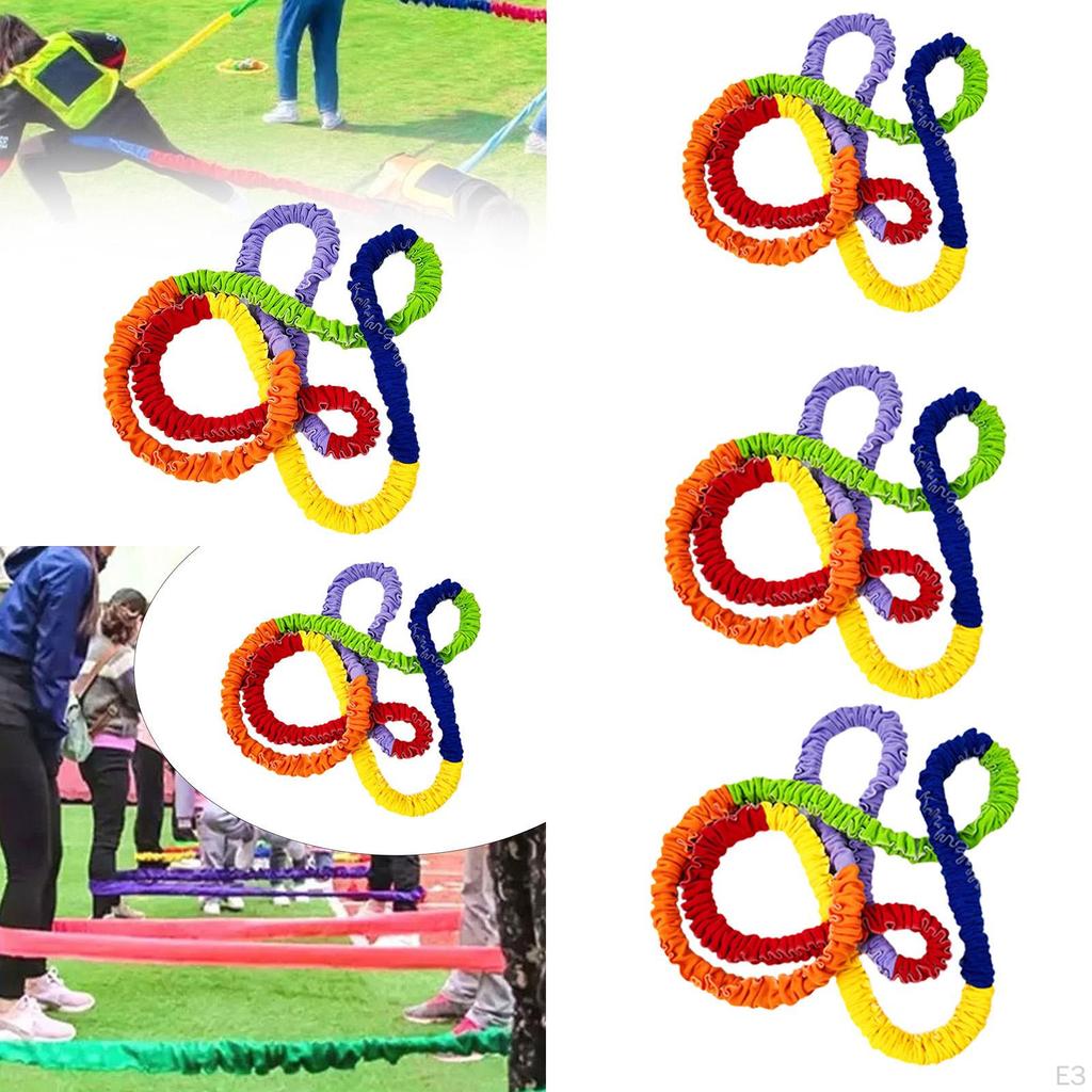 Cooperative Stretch Band Rope Portable Multiplayer Dynamic Movement Exercise