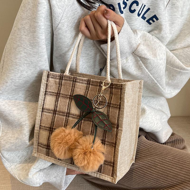 This Year'S Popular Lunch Box Bento Bag Women'S Shoulder Tote Bag Small Fresh Small Satchel Women