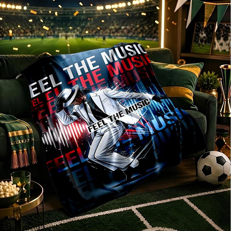Michael Crowned Legacy Throws Blanket Flannel Blankets Plush for Couch Bed Gifts for Men Women Travel picnic blanket Christmas fan gifts